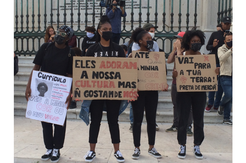 Em choque com o choque da ONU sobre a violência racista em Portugal