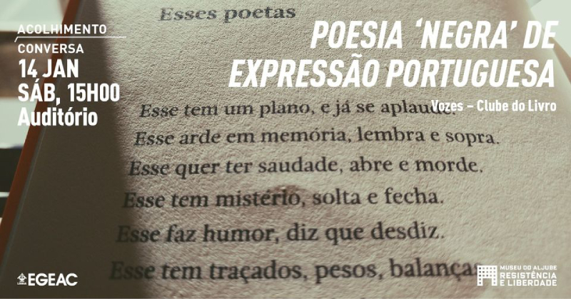 “Poesia ‘negra’ de expressão portuguesa” – para ler, ouvir e reconhecer