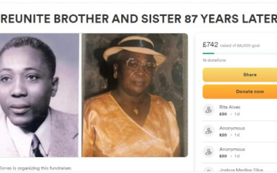 Campanha online para unir os irmãos João e Elsie, separados há 87 anos