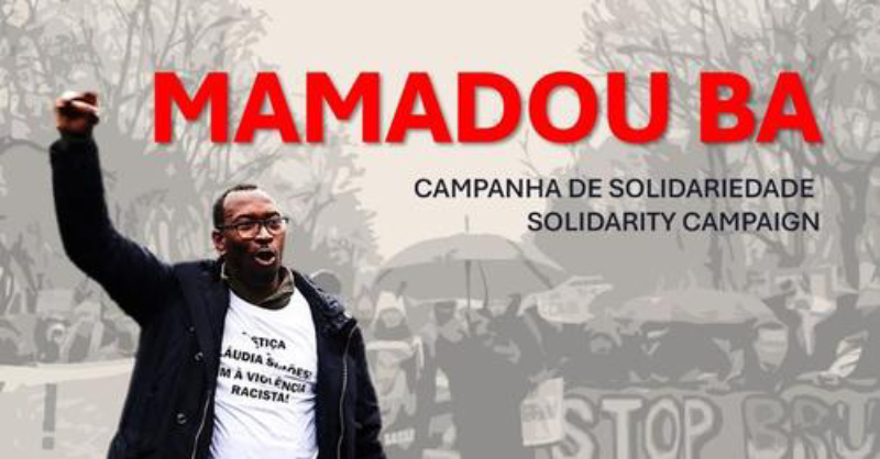 Mamadou Ba não segue sozinho: Campanha de solidariedade – apoiamos!