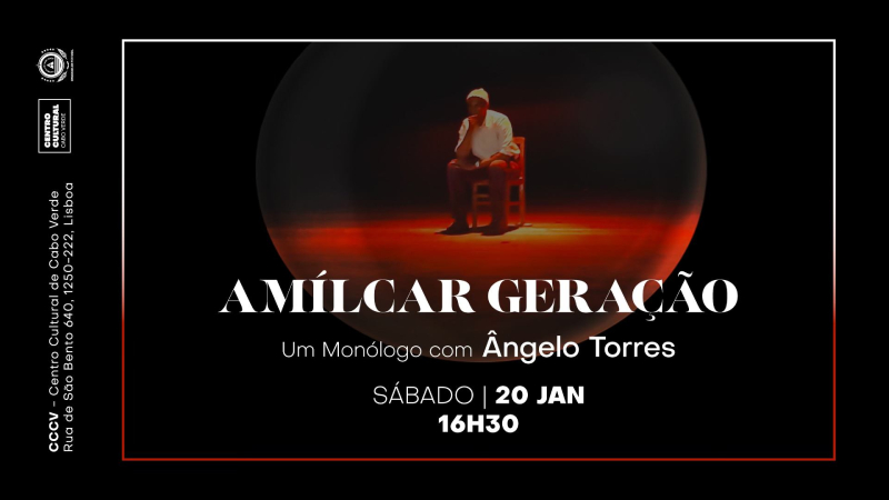 Celebrar a vida e o legado de Amílcar Cabral em palco, com Ângelo Torres